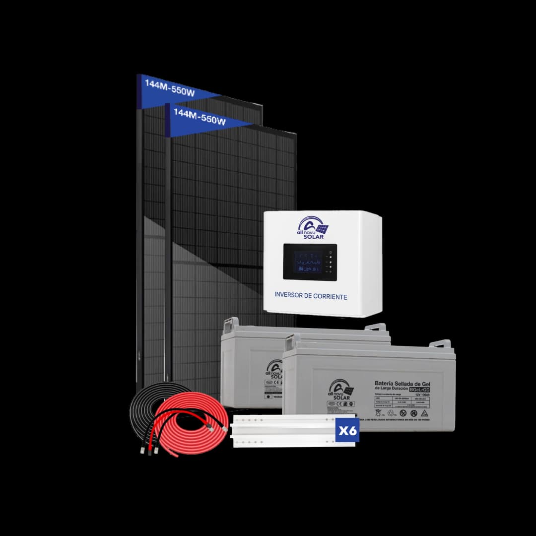 KIT SOLAR 1.5 KW 200AH ALLNOVU